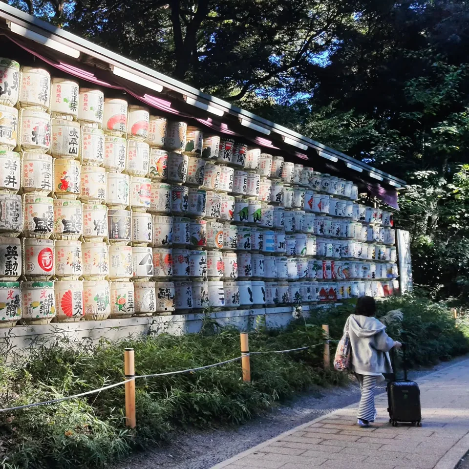 明治神宮酒桶牆與境內，原貼文第 4 張照片